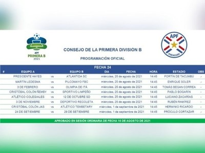 Escenario confirmado en el partido de 3 de Febrero vs. Olimpia de Itá - APF
