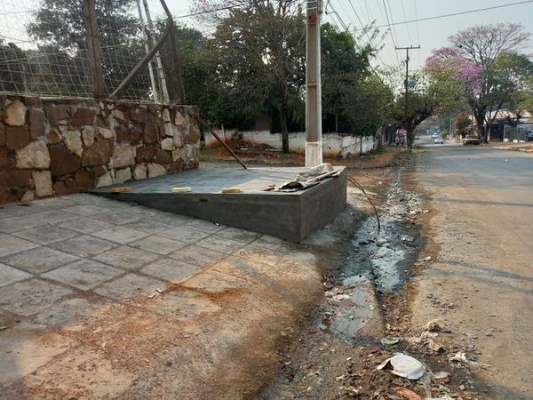 Adefesio en vereda de Lambaré - Nacionales - ABC Color