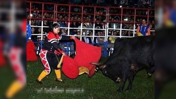 Raquel, la valiente mamá que se enfrenta a toros en los ruedos