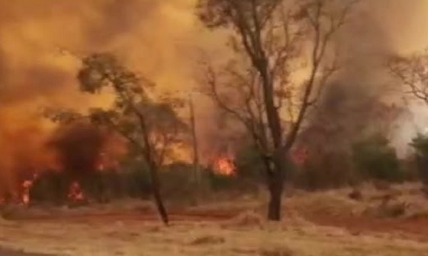 Parque Nacional Cerro Corá: El fuego no da tregua - SNT