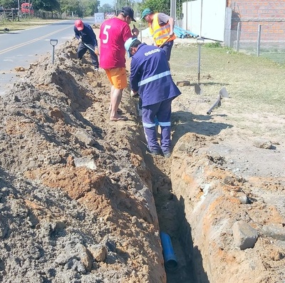 Essap prosigue con ampliación de redes para mejorar el servicio de agua potable en Pilar | .::Agencia IP::.