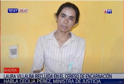 Trasladan a hermana de Carmen Villalba a reclusorio de Encarnación