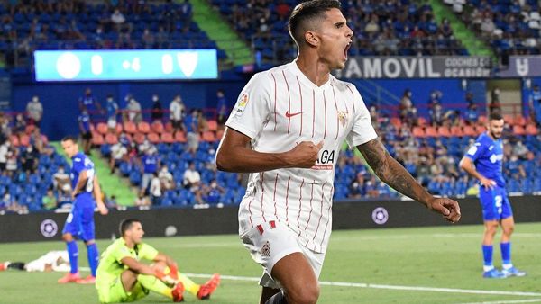 Erik Lamela pone líder al Sevilla