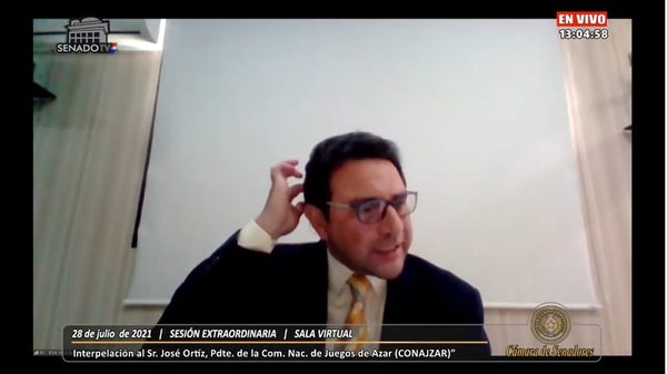 Senado convoca a sesión para tratar voto censura al presidente de Conajzar - Nacionales - ABC Color