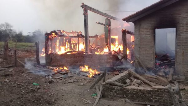 Anciana fallece durante el incendio de su vivienda