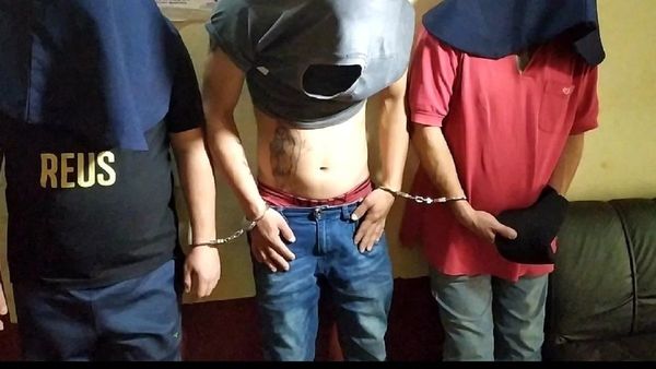 Policía captura a presuntos delincuentes en Encarnación
