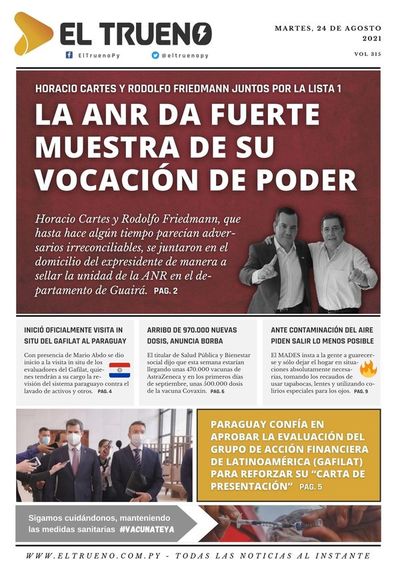 E-paper 24 de agosto 2021 - El Trueno