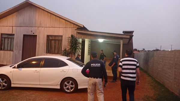 Allanamiento y detención por caso de doble homicidio en Santa Rita