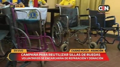 Ejemplar campaña para reutilizar sillas de ruedas - C9N