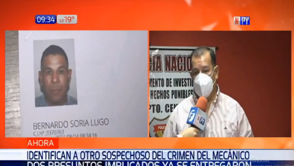 Identifican a tercer sospechoso del crimen del mecánico