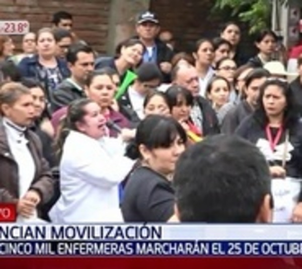 Enfermeros marcharán para conseguir escalafón salarial - Paraguay.com