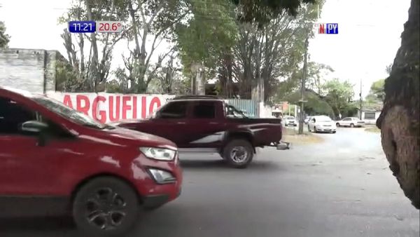 Asaltan a empleado de una fábrica de hierros en San Lorenzo