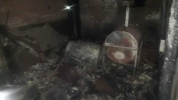 Concepción: Abuelita se salva de morir quemada tras incendiarse su vivienda