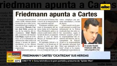 Friedmann y Cartes cicatrizan sus heridas - ABC Noticias - ABC Color