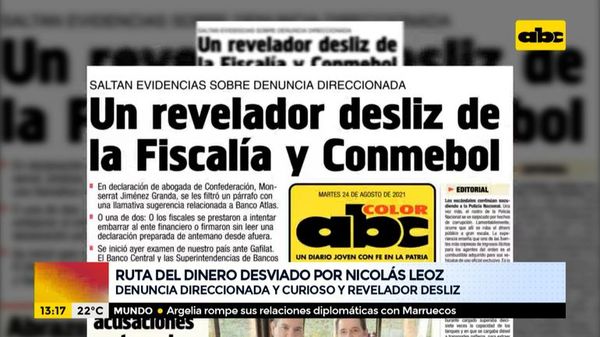 Denuncia direccionada y curioso revelador desliz en caso de Nicolás Leoz - ABC Noticias - ABC Color