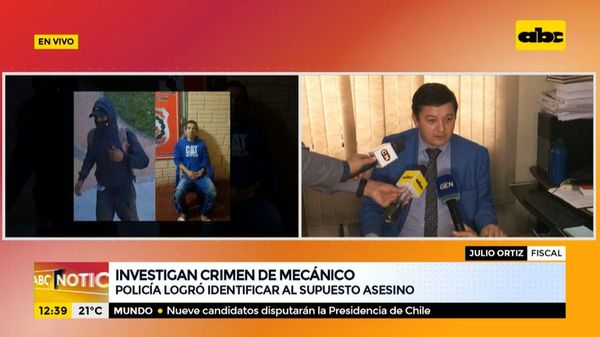 Policía logró identificar a presunto asesino de mecánico en San Lorenzo - ABC Noticias - ABC Color