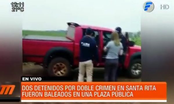 Dos detenidos por doble crimen en Santa Rita | Telefuturo
