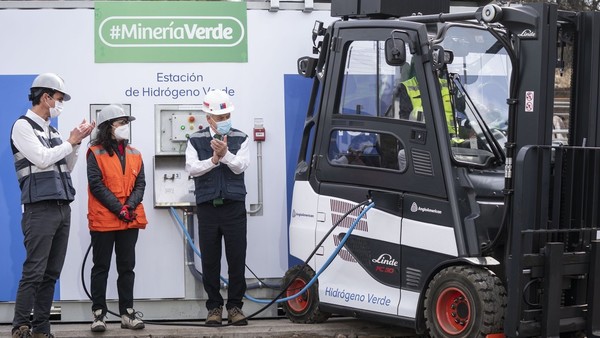 Chile inaugura su primera estación de hidrógeno verde para vehículos de faena minera | Ñanduti