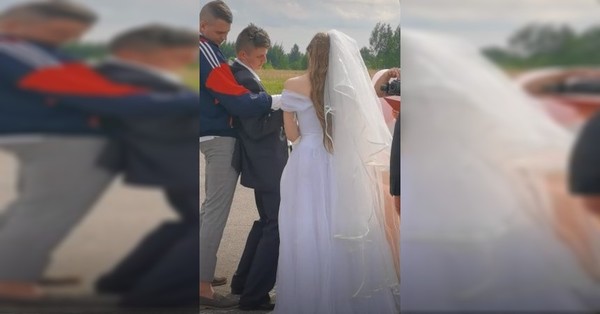 Novio llegó ebrio a su matrimonio y ni siquiera pudo ponerle el anillo a su mujer - SNT