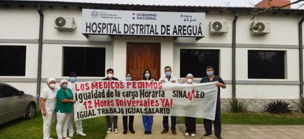 Médicos del hospital de Areguá suspenderán sus actividades durante media hora por turno - Nacionales - ABC Color