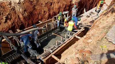 Denuncian paro arbitrario e irresponsable de obra de desagüe pluvial al límite de Asunción y Lambaré – Prensa 5