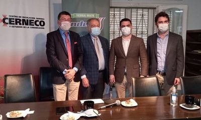 Reunión entre miembros de CERNECO y MITIC con el objetivo de optimizar las comunicaciones