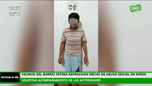 Vecinos del barrio Fátima exigen justicia para niña abusada por su padrastro