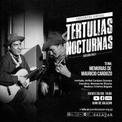 Tertulias Nocturnas: Memorias de Mauricio Cardozo Ocampo - Espectáculos - ABC Color