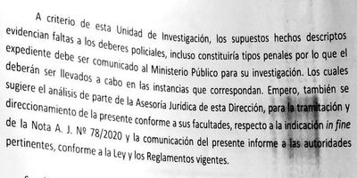 Anticorrupción interviene en el caso de la tragada en la Policía - Nacionales - ABC Color
