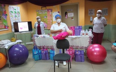 Realizan taller para embarazadas