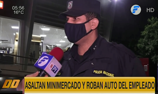ASALTAN MINIMERCADO Y ROBAN AUTO DEL EMPLEADO | Telefuturo