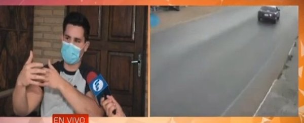 Motociclista busca al que lo chocó y huyó | Noticias Paraguay