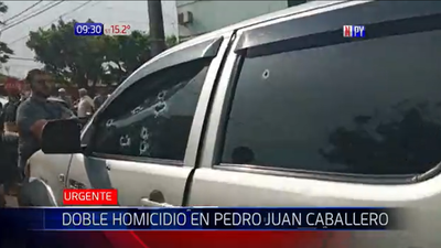 Matan a tiros a una pareja en Pedro Juan Caballero