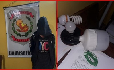 Mendigos de la Seccional N° 1 capturan a joven con objetos hurtados