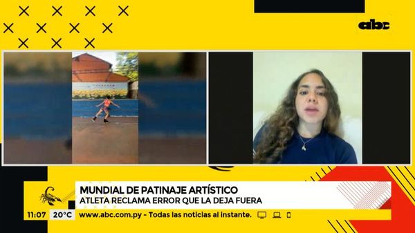Patinadora reclama que un error de puntuación la deja fuera del Mundial de Patinaje Artístico - ABC TV - ABC Color