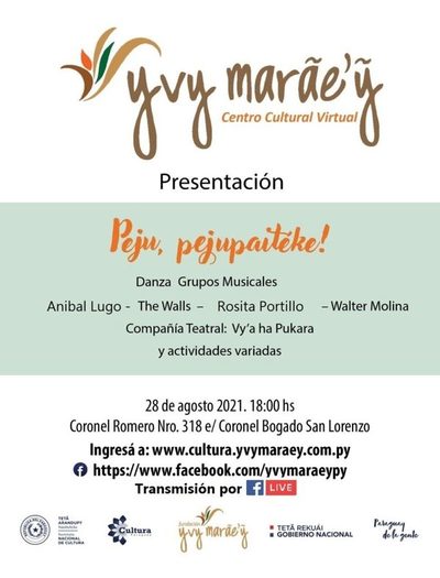 Organización cuyo local está en San Lorenzo presentará “Centro Cultural Virtual” » San Lorenzo PY