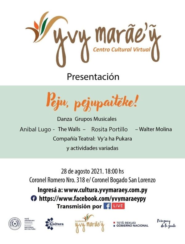 Organización cuyo local está en San Lorenzo presentará “Centro Cultural Virtual” » San Lorenzo PY