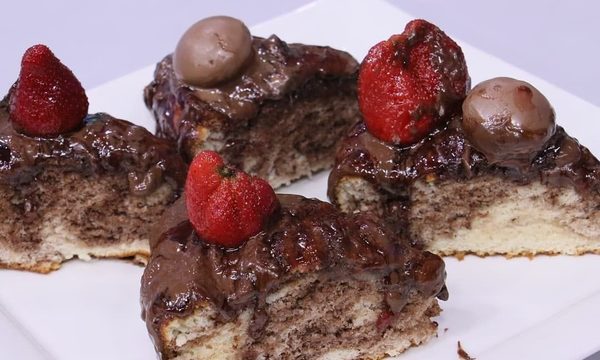 Torta de chocolate y frutilla | Telefuturo