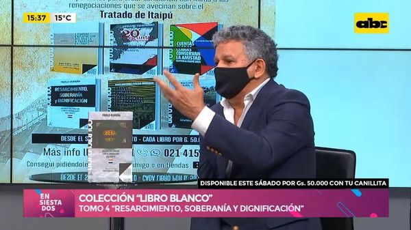 Colección “Libro Blanco”: “Resarcimiento, soberanía y dignificación” - Ensiestados - ABC Color