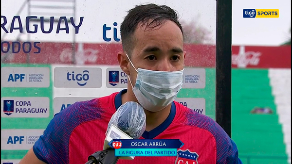 Óscar Arrúa, la figura del partido