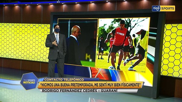 Fernández Cedrés se siente bien y con ganas de seguir ayudando a Guaraní
