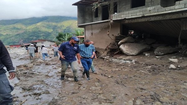 Más de 54.500 personas afectadas por las fuertes lluvias en Venezuela