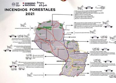 ARP y SEN buscan programar acciones contra incendios para todo el año - Nacionales - ABC Color