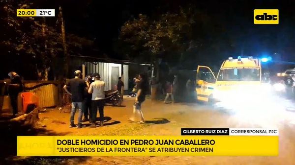 Cinco asesinatos en menos de 24 horas en Pedro Juan Caballero - Nacionales - ABC Color