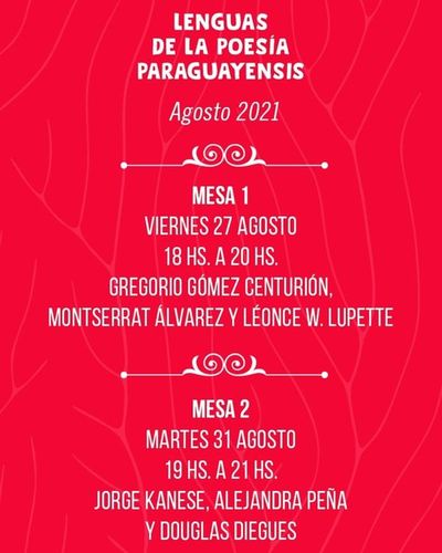 Ciclo de Charlas “Lenguas de la Poesía Paraguayensis” - Espectáculos - ABC Color