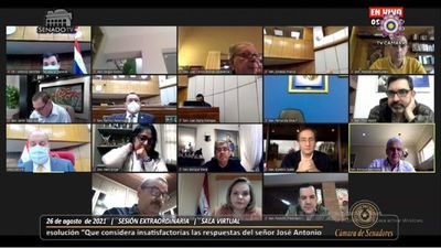 Senadores dejan sin cuórum voto censura contra el titular de la Conajzar