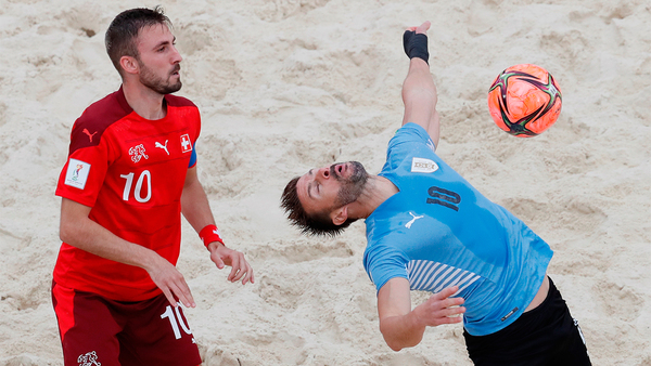 Uruguay cae ante Suiza y se despide del Mundial de fútbol playa