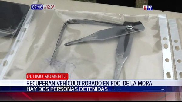 Recuperan camioneta robada ya con partes de diferentes vehículos