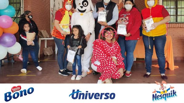 Universo entregó más de 10.000 kits por Día del Niño