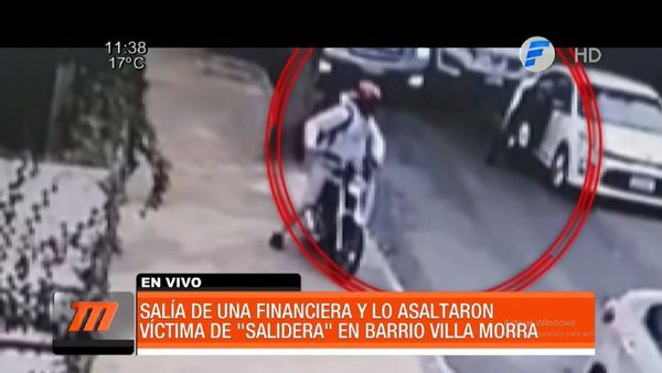 Roban G. 50 millones a dos personas tras salir de una financiera